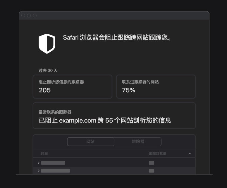 平鲁苹果手机维修分享如何在 Safari 浏览器中查看和打开隐私报告 